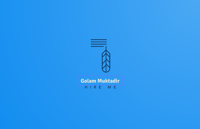 Welcome to Golam Muktadir's personal site